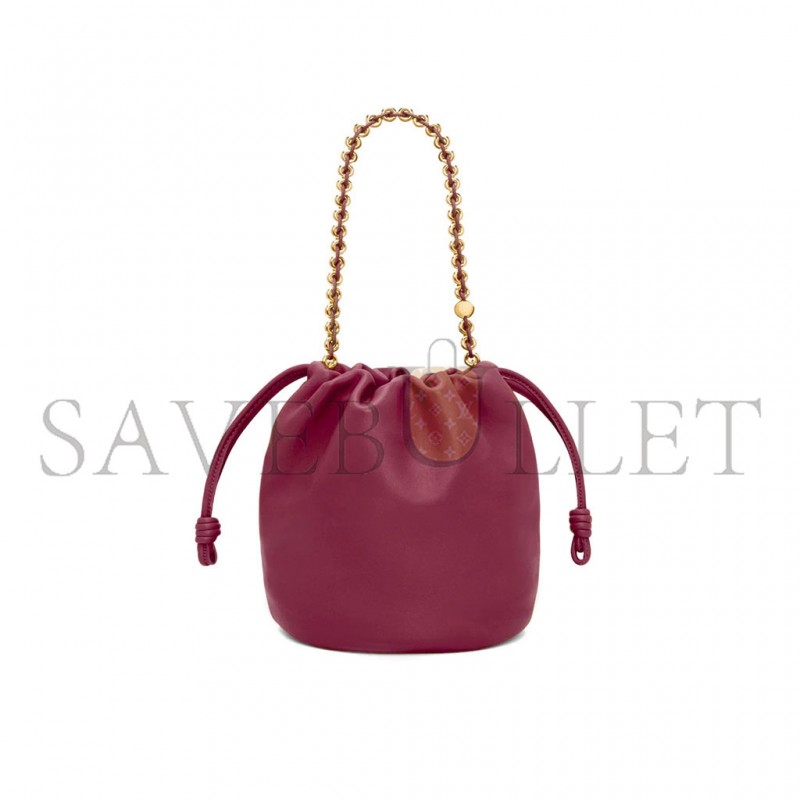 LOEWE FLAMENCO PURSE BUCKET IN MELLOW NAPPA LAMBSKIN A411FPBX02-1048 (32*24*17cm)