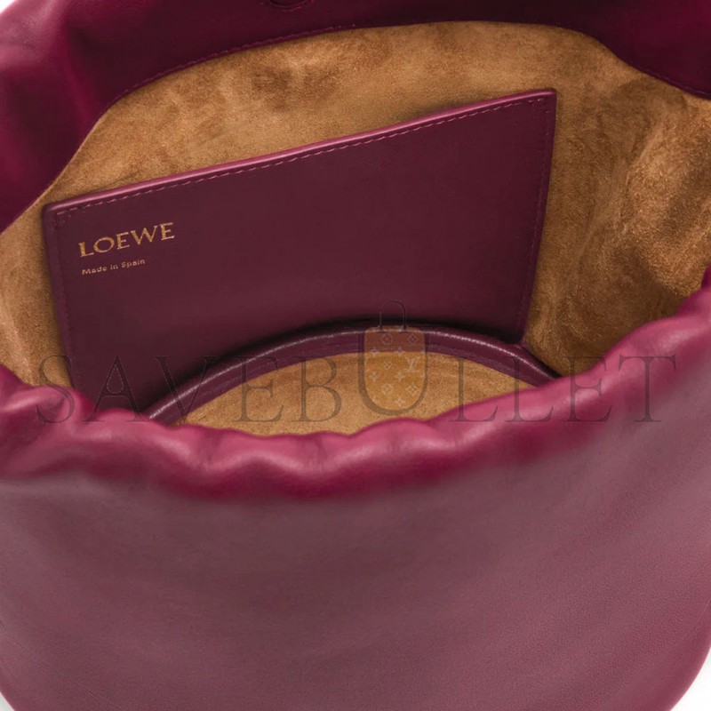 LOEWE FLAMENCO PURSE BUCKET IN MELLOW NAPPA LAMBSKIN A411FPBX02-1048 (32*24*17cm)