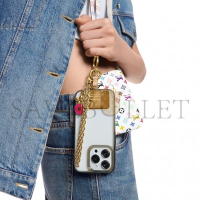 LOUIS VUITTON MURAKAMI LV X TM PHONE HOLDER M14099 (12*6.5*1cm) LOUIS VUITTON MURAKAMI LV X TM PHONE HOLDER M14099 (12*6.5*1cm)