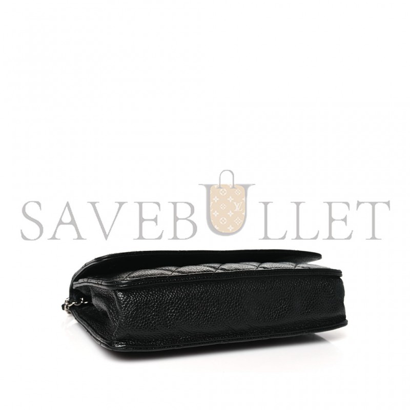 CHANEL CLASSIC WALLET ON CHAIN SILVER HARDWARE AP0250 Y01480 C3906 (19.2*12.3*3.5cm) CHANEL CLASSIC WALLET ON CHAIN SILVER HARDWARE AP0250 Y01480 C3906 (19.2*12.3*3.5cm)