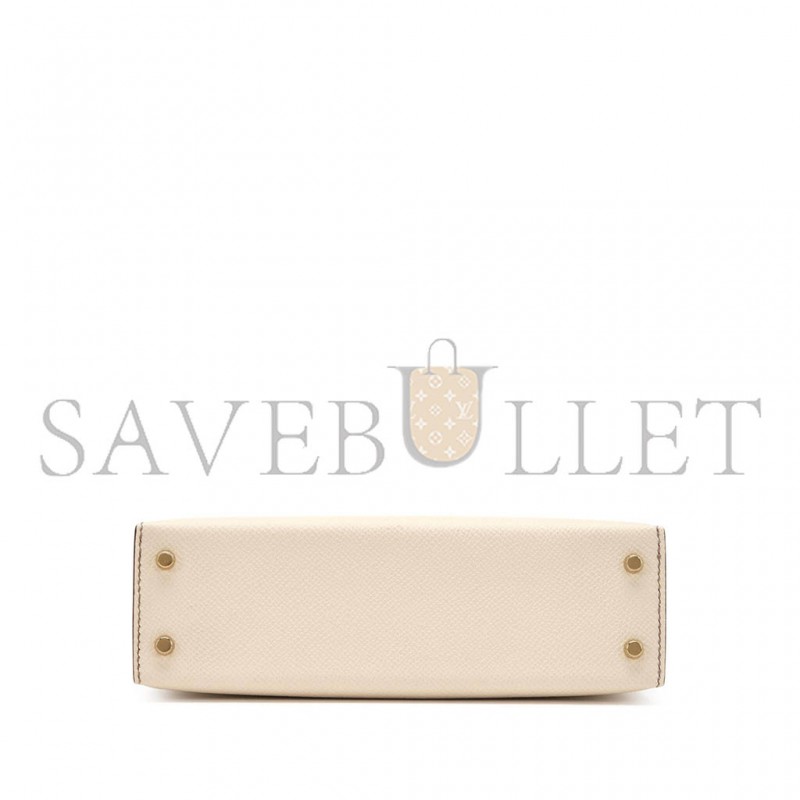 HERMÈS  MASTER EPSOM MINI KELLY 20 PERMABRASS HARDWARE (19*12*5.5cm) 