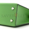 HERMÈS MASTER MINI KELLY II EPSOM GREEN SILVER BUCKLE (19*12*5.5cm) 