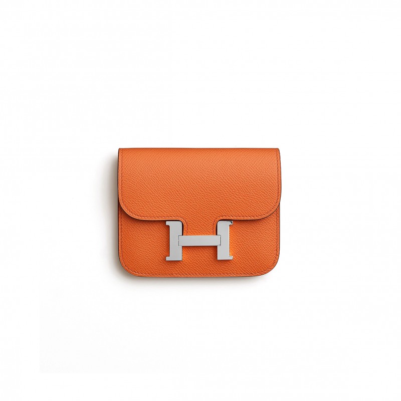 HERMES MASTER CONSTANCE SLIM WALLET EPSOM H082060CK93(12.4*10.2*3cm)