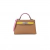 HERMÈS EPSOM MINI KELLY II THREE COLOR COMBINATIONS (19*12*5.5cm) 