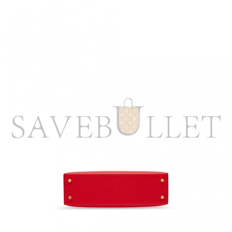 HERMÈS MASTER MINI KELLY II EPSOM HEART RED GOLD BUCKLE (19*12*5.5cm) 