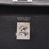 HERMÈS MASTER CHEVRE MYSORE MINI KELLY II SELLIER 20 BLACK (19*12*5.5cm) 
