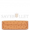 HERMÈS MASTER MINI KELLY II GOLD OSTRICH GOLD HARDWARE (19*12*5.5cm) 