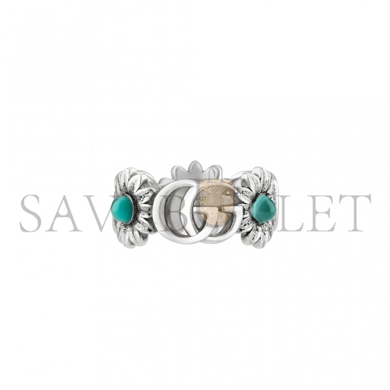 GUCCI GG MARMONT MOTHER OF PEARL RING 527394J84408184 GUCCI GG MARMONT MOTHER OF PEARL RING 527394J84408184