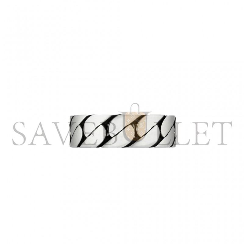 GUCCI WIDE GUCCI INTERLOCKING RING 661513J84000728