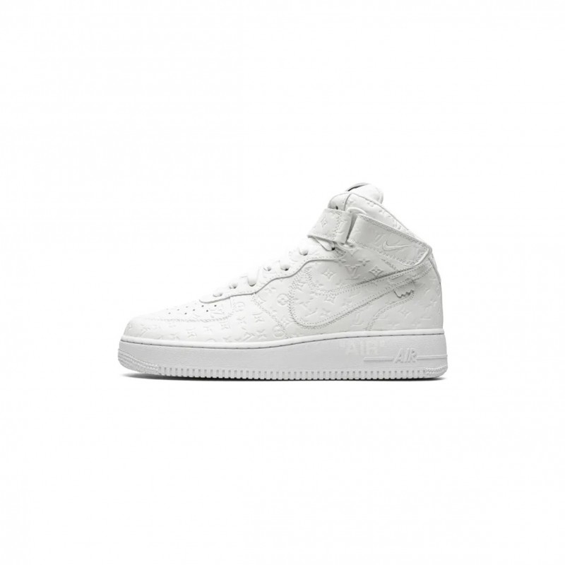 NIKE LOUIS VUITTON AIR FORCE 1 MID BY VIRGIL ABLOH WHITE 1A9V90