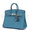 HERMÈS MASTER BIRKIN 25 BLUE JEAN TOGO PALLADIUM HARDWARE (25*20*13cm)