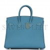 HERMÈS MASTER BIRKIN 25 BLUE JEAN TOGO PALLADIUM HARDWARE (25*20*13cm)
