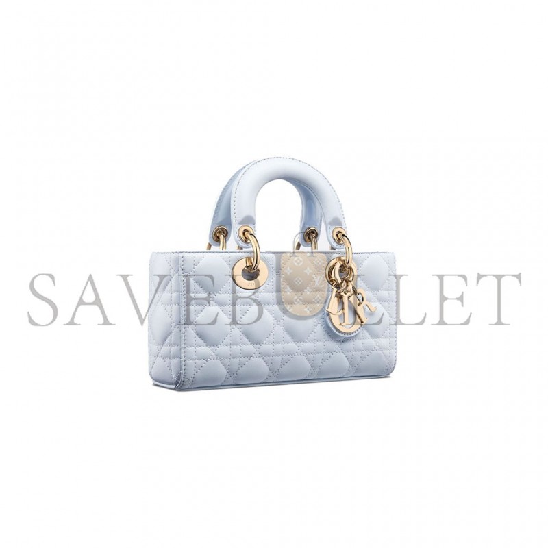 DIOR BOLSA LADY D-JOY PEQUENA M0613ONGE_M26Z  (22*11*6cm)