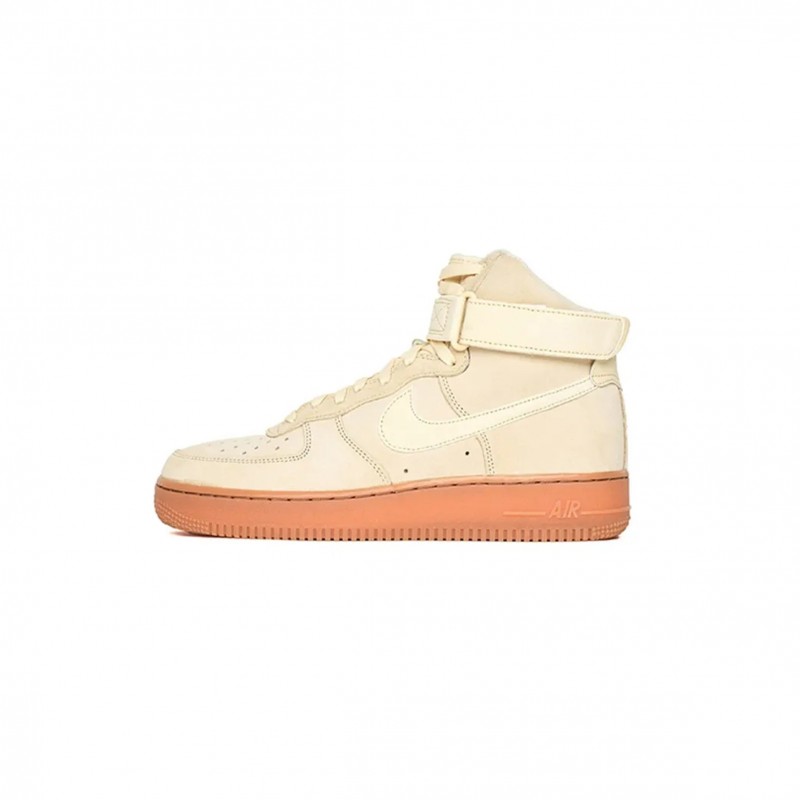 NIKE AIR FORCE 1 HIGH'07 LV8 SUEDE MUSLIN GUM MEDIUM BROWN AA1118-100