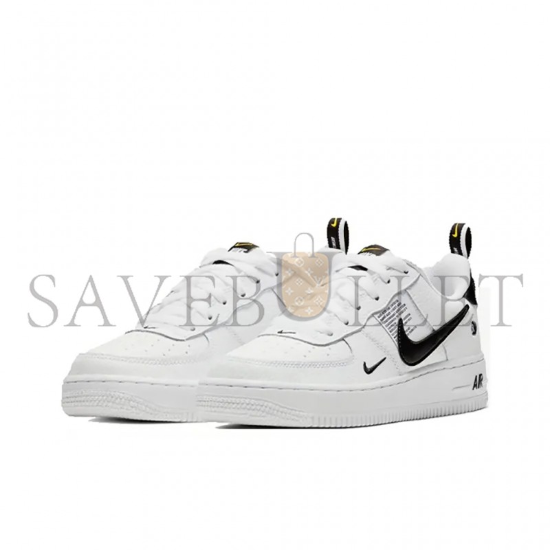 NIKE AIR FORCE 1 LOW UTILITY WHITE BLACK AR1708-100