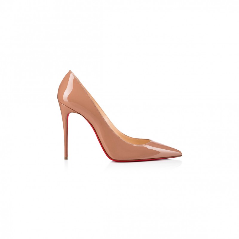 CHRISTIAN LOUBOUTIN KATE 100 MM PUMP -PATENT CALF LEATHER-BLUSH-WOMEN 3191411PK20