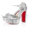 CHRISTIAN LOUBOUTIN SANDALOO MINI PAILLETTES 130 MM STRAPPY SANDALS-CREPE SATIN AND SEQUINS-VERSION SILVER-WOMEN 1250312S281 CHRISTIAN LOUBOUTIN SANDALOO MINI PAILLETTES 130 MM STRAPPY SANDALS-CREPE SATIN AND SEQUINS-VERSION SILVER-WOMEN 1250312S281