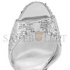 CHRISTIAN LOUBOUTIN SANDALOO MINI PAILLETTES 130 MM STRAPPY SANDALS-CREPE SATIN AND SEQUINS-VERSION SILVER-WOMEN 1250312S281 CHRISTIAN LOUBOUTIN SANDALOO MINI PAILLETTES 130 MM STRAPPY SANDALS-CREPE SATIN AND SEQUINS-VERSION SILVER-WOMEN 1250312S281
