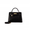 HERMÈS MASTER VINTAGE BLACK BOX KELLY 32 GOLD HARDWARE (32*23*10.5cm) 
