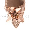 JIMMY CHOO ALLURE ROSE GOLD CRYSTAL COVERED POINTY TOE PUMPS ALLUREXWC