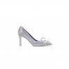 JIMMY CHOO CRYSTAL SLIPPER 85 IRIDESCENT CRYSTAL POINTED-TOE PUMPS WITH HEARTS CRYSTALSLIPPER85CQH