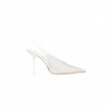 JIMMY CHOO ISA 95 WHITE CRYSTAL MESH SATIN PUMPS ISA95QHS JIMMY CHOO ISA 95 WHITE CRYSTAL MESH SATIN PUMPS ISA95QHS