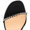 CHRISTIAN LOUBOUTIN SO ME 100 MM STRAPPY SANDALS-KID LEATHER AND SPIKES-BLACK-WOMEN 1200129BK65
