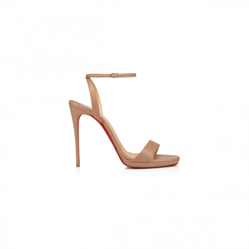 CHRISTIAN LOUBOUTIN LOUBI QUEEN 120 MM SANDALS-NAPPA LEATHER-BLUSH-WOMEN 1191582PK1A CHRISTIAN LOUBOUTIN LOUBI QUEEN 120 MM SANDALS-NAPPA LEATHER-BLUSH-WOMEN 1191582PK1A