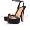 CHRISTIAN LOUBOUTIN LOUBI QUEEN ALTA 150 MM SANDALS-NAPPA LEATHER-BLACK-WOMEN 3211198BK01 CHRISTIAN LOUBOUTIN LOUBI QUEEN ALTA 150 MM SANDALS-NAPPA LEATHER-BLACK-WOMEN 3211198BK01