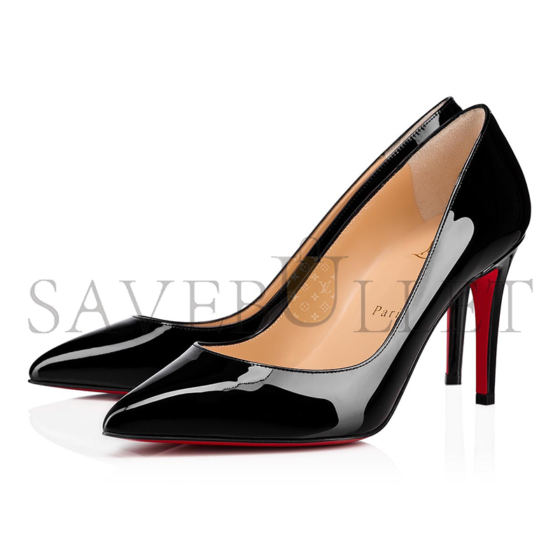 CHRISTIAN LOUBOUTIN PIGALLE 85 MM PUMPS-PATENT CALF LEATHER-BLACK-WOMEN 1100382BK01 CHRISTIAN LOUBOUTIN PIGALLE 85 MM PUMPS-PATENT CALF LEATHER-BLACK-WOMEN 1100382BK01