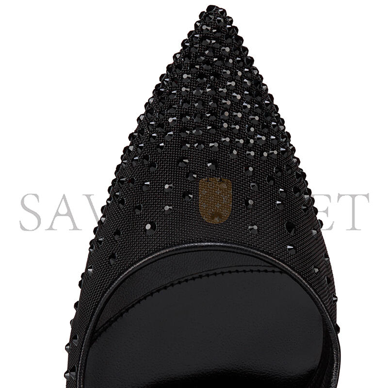 CHRISTIAN LOUBOUTIN DEGRASTRASS RED CARPET 100 MM PUMPS-MESH-BLACK-WOMEN 1250540J686 CHRISTIAN LOUBOUTIN DEGRASTRASS RED CARPET 100 MM PUMPS-MESH-BLACK-WOMEN 1250540J686