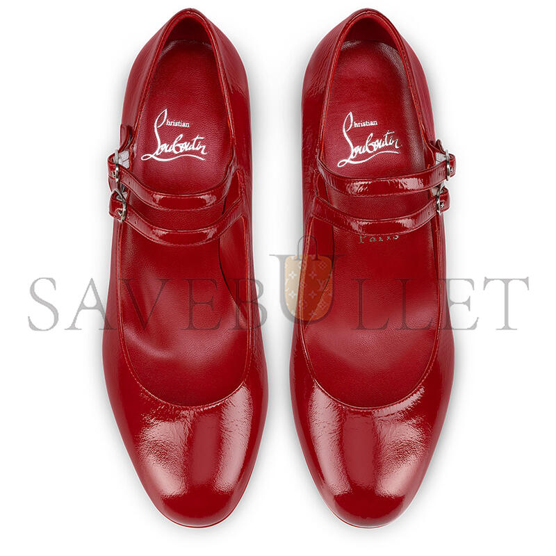 CHRISTIAN LOUBOUTIN MISS JANE 55 MM MARY JANES-VOG PATENT LEATHER-LOUBI-WOMEN 1250478R558 CHRISTIAN LOUBOUTIN MISS JANE 55 MM MARY JANES-VOG PATENT LEATHER-LOUBI-WOMEN 1250478R558