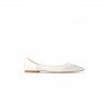 JIMMY CHOO LOVE FLAT WHITE DEGRADE CRYSTAL MESH FLATS LOVEFLATNYT