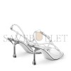 JIMMY CHOO ETANA 80 SILVER METALLIC LEATHER SANDALS ETANA80QUI JIMMY CHOO ETANA 80 SILVER METALLIC LEATHER SANDALS ETANA80QUI