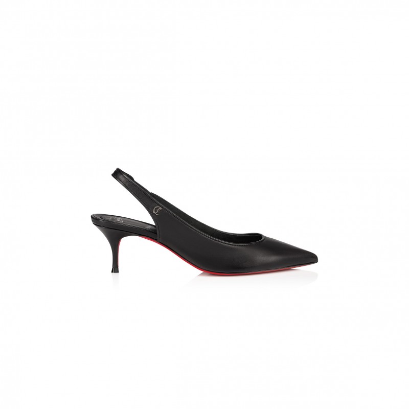 CHRISTIAN LOUBOUTIN SPORTY KATE SLING55 MM SLINGBACK PUMPS-NAPPA LEATHER-BLACK-WOMEN 3240004B439