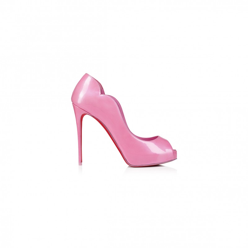 CHRISTIAN LOUBOUTIN HOT CHICK ALTA 120 MM PUMPS-IRIDESCENT PATENT LEATHER-BABY B-WOMEN 3240459P989 CHRISTIAN LOUBOUTIN HOT CHICK ALTA 120 MM PUMPS-IRIDESCENT PATENT LEATHER-BABY B-WOMEN 3240459P989