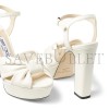 JIMMY CHOO HELOISE 120 LATTE NAPPA LEATHER PLATFORM SANDALS HELOISE120NAP JIMMY CHOO HELOISE 120 LATTE NAPPA LEATHER PLATFORM SANDALS HELOISE120NAP