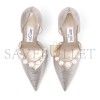 JIMMY CHOO AURELIE 85 MACARON GLITTER PEARL PUMPS AURELIE85JSN