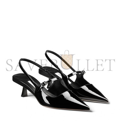 JIMMY CHOO DIDI 45 BLACK PATENT LEATHER POINTED PUMPS DIDI45PAT JIMMY CHOO DIDI 45 BLACK PATENT LEATHER POINTED PUMPS DIDI45PAT