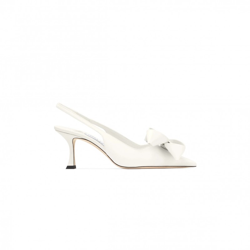 JIMMY CHOO STAZ SLING BACK 70 LATTE LEATHER PUMPS STAZSB70GKT JIMMY CHOO STAZ SLING BACK 70 LATTE LEATHER PUMPS STAZSB70GKT