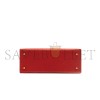 HERMÈS MASTER KELLY 25 OSTRICH SELLIER RED GOLD HARDWARE (25*17*7cm) 