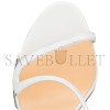 CHRISTIAN LOUBOUTIN ROSALIE 100 MM SANDALS-LEATHER AND PVC-BIANCO-WOMEN 3210190W222