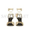 YSL BABYLONE SANDALS IN METALLIC LEATHER 8219270NL008008