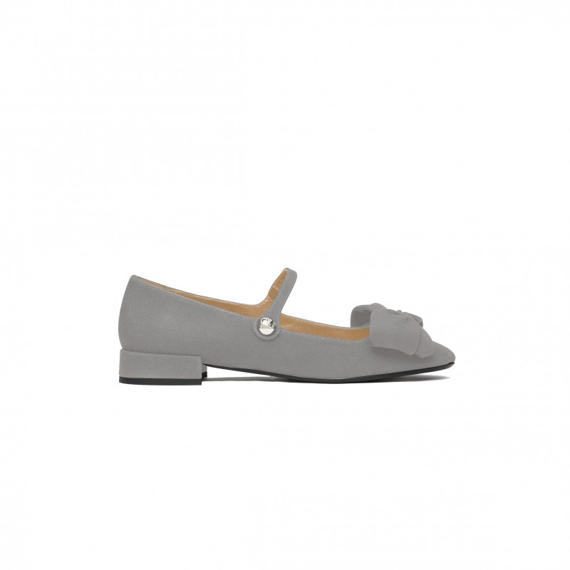 VALENTINO GARAVANI BOWJANE MARY-JANE BALLERINA IN CREPE FABRIC 20MM 5W0S0KI3JIV_0NY
