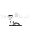 YSL BABYLONE SANDALS IN SMOOTH LEATHER 820656AADXX2267