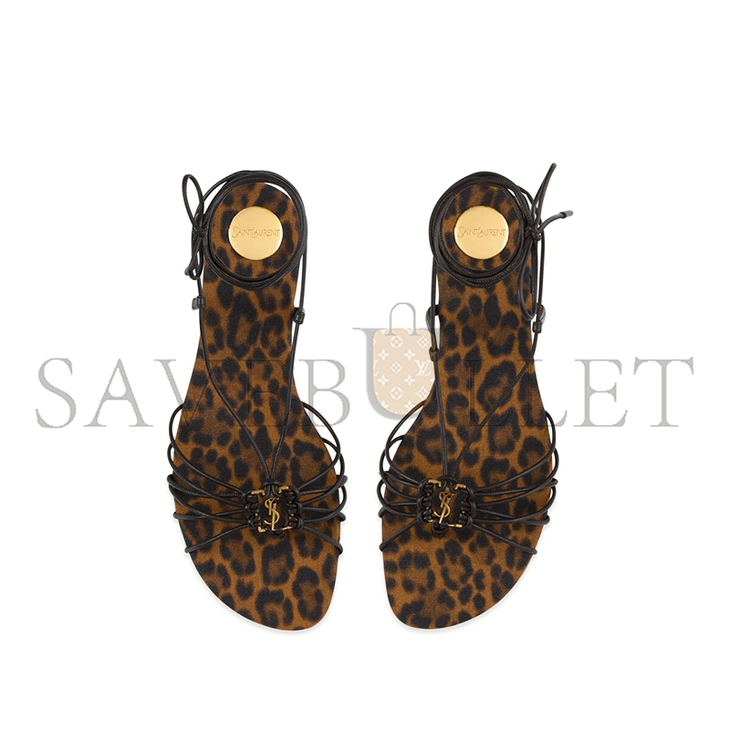YSL BABYLONE SANDALS IN SMOOTH LEATHER 820656AADXX2267 YSL BABYLONE SANDALS IN SMOOTH LEATHER 820656AADXX2267