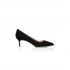 MANOLO BLAHNIK BB 50 BLACK SUEDE POINTED TOE PUMPS 9XX-0414-0015 MANOLO BLAHNIK BB 50 BLACK SUEDE POINTED TOE PUMPS 9XX-0414-0015