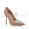 MANOLO BLAHNIK BB PATENT BEIGE PATENT LEATHER POINTED TOE PUMPS 9XX-0537-0011 MANOLO BLAHNIK BB PATENT BEIGE PATENT LEATHER POINTED TOE PUMPS 9XX-0537-0011