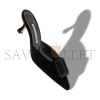 MANOLO BLAHNIK MAYSALE BLACK VELVET BUCKLE DETAIL MULES 220-0480-0015 MANOLO BLAHNIK MAYSALE BLACK VELVET BUCKLE DETAIL MULES 220-0480-0015