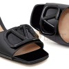 VALENTINO VLOGO SIGNATURE PATENT LEATHER SLIDE SANDAL 60MM 6W2S0HA6TMK_0NO VALENTINO VLOGO SIGNATURE PATENT LEATHER SLIDE SANDAL 60MM 6W2S0HA6TMK_0NO